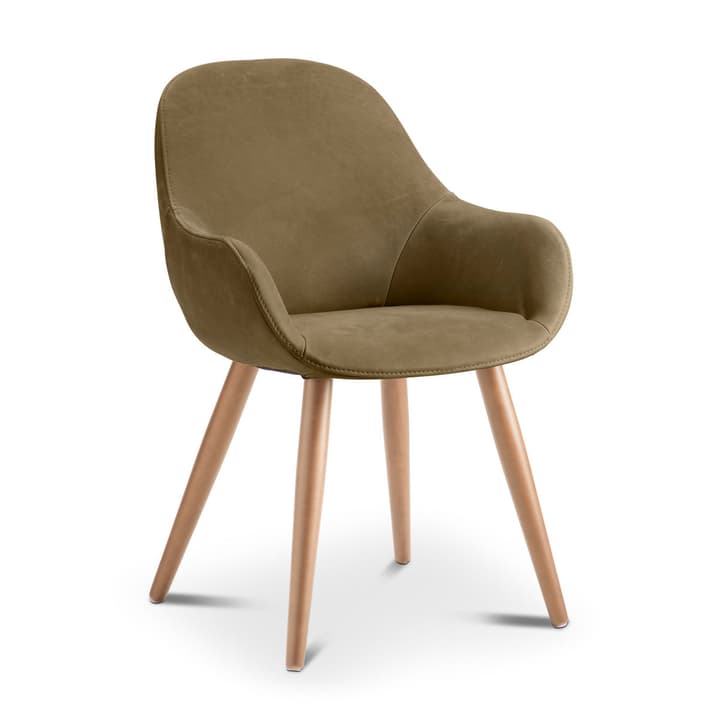 LAYLA Stuhl Grizzly LAYLA Stuhl Grizzly 366028117704 Grösse B: 56.0 cm x T: 60.0 cm x H: 84.0 cm Farbe Olive Bild Nr. 1