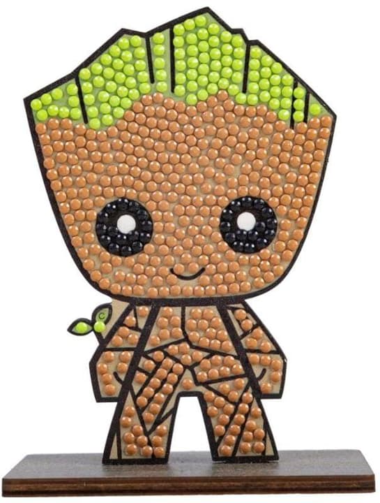 Craft Buddy Set di oggetti artigianali Crystal Art Buddies Marvel Groot