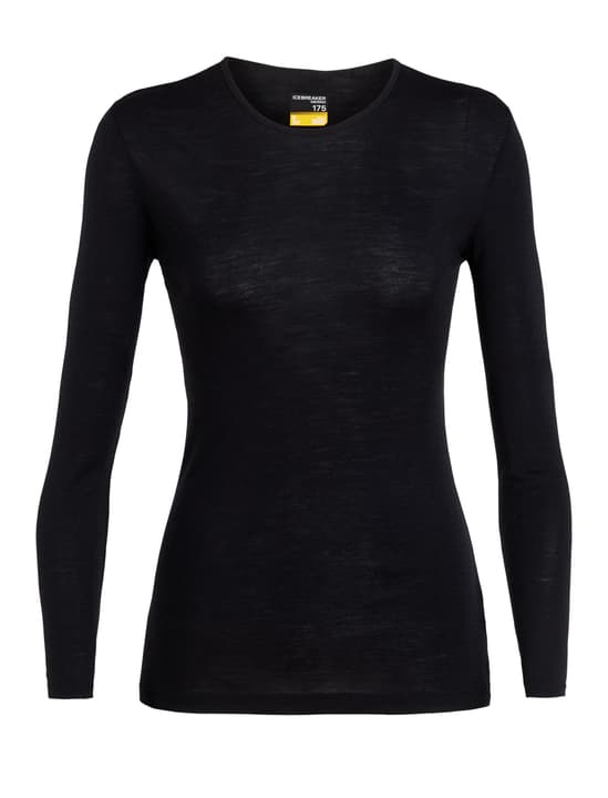 Icebreaker Everyday Crewe 175 Damen-Langarmshirt Everyday Crewe 175 Damen-Langarmshirt Icebreaker 477079300620 Farbe schwarz Grösse XL Bild-Nr. 1