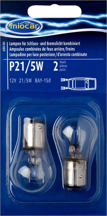 Image of Miocar P21/5W Schluss-/Bremslicht Autolampe bei Do it + Garden von Migros