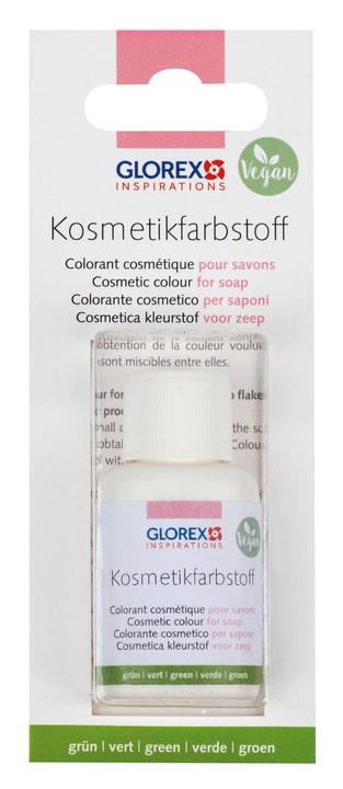 Glorex Hobby Time Seifen-Kosmetik Farbstoff zum Einfärben von Seifenflocken, Badekugeln und Glycerinseife Seifenfarbe