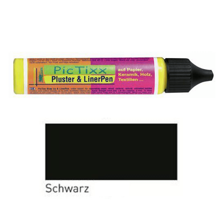 C.Kreul Pluster & Liner Pen Pluster & Liner Pen C.Kreul 664802200016 Colore Nero N. figura 1