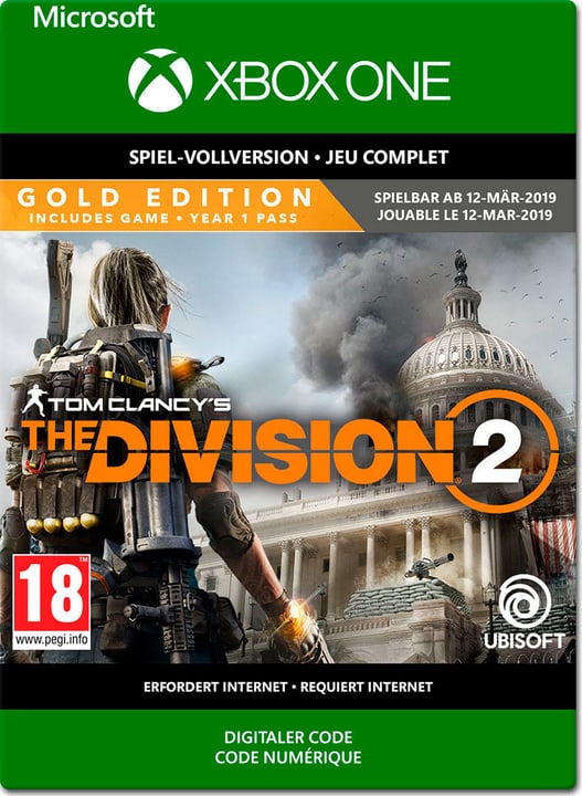 Xbox One - Tom Clancy's The Division 2: Gold Edition Download (ESD) Xbox One - Tom Clancy's The Division 2: Gold Edition Download (ESD) 785300142564 N. figura 1