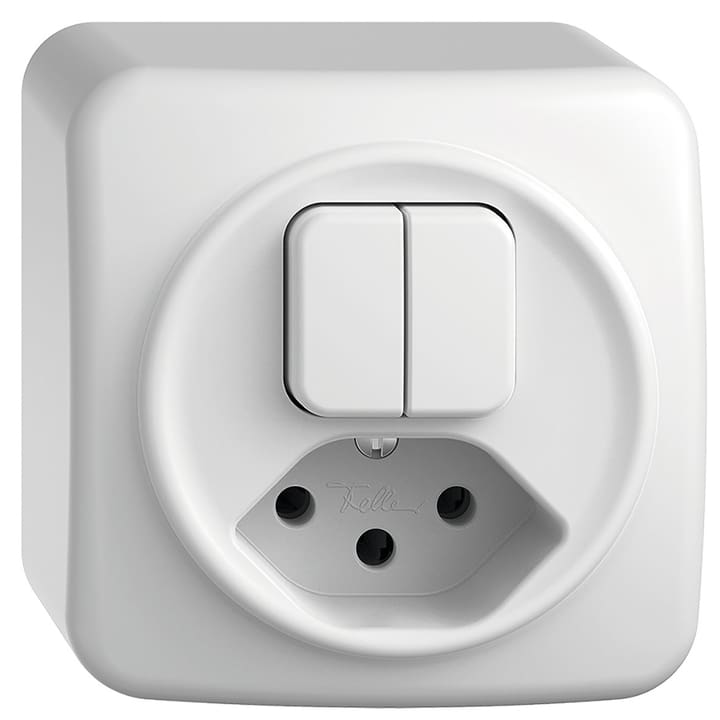 Image of Feller StandardDue AP 1xT13 / S1(3+3) Kleinkombination bei Do it + Garden von Migros