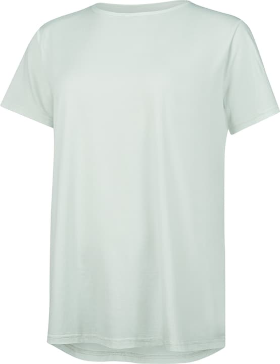 Image of Athlecia W Lizzy Slub SS Tee Yogashirt lindgrün