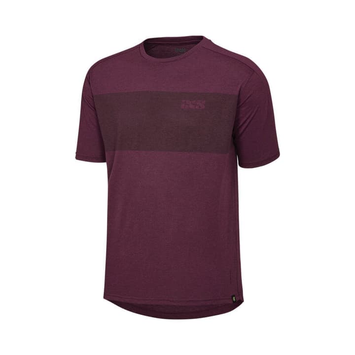Image of iXS Flow Censored T-Shirt bordeaux