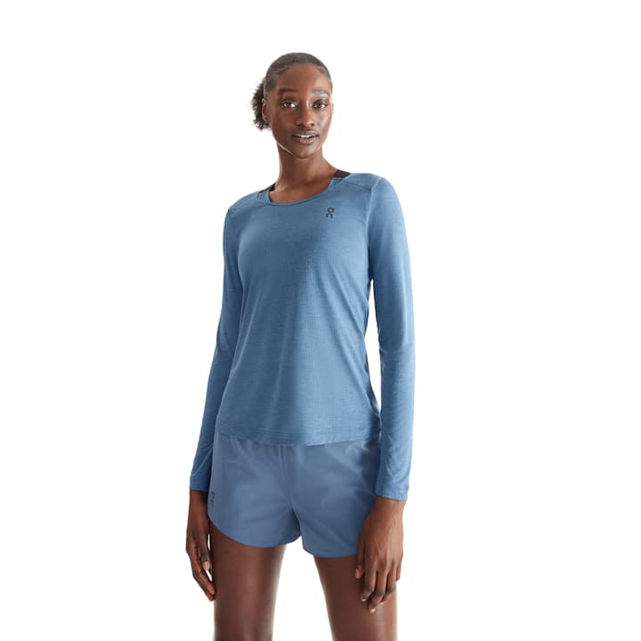 Image of On W Performance Long-T Laufshirt denim