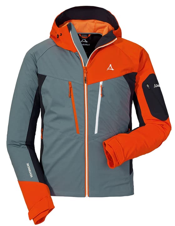 Schöffel Softshell Hdy Val d Isere Veste softshell pour homme Softshell Hdy Val d Isere Veste softshell pour homme Schöffel 465740004880 Couleur gris Taille 48 Photo no. 1