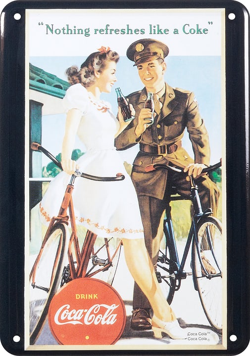 Image of Werbe-Blechschild Coca Cola Nothing refreshes like a coke bei Do it + Garden von Migros