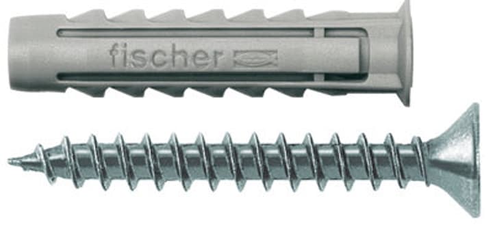 fischer Nylondübel SX 8 x 40 inkl. Schrauben Nylondübel SX 8 x 40 inkl. Schrauben fischer 605432300000 Bild Nr. 1