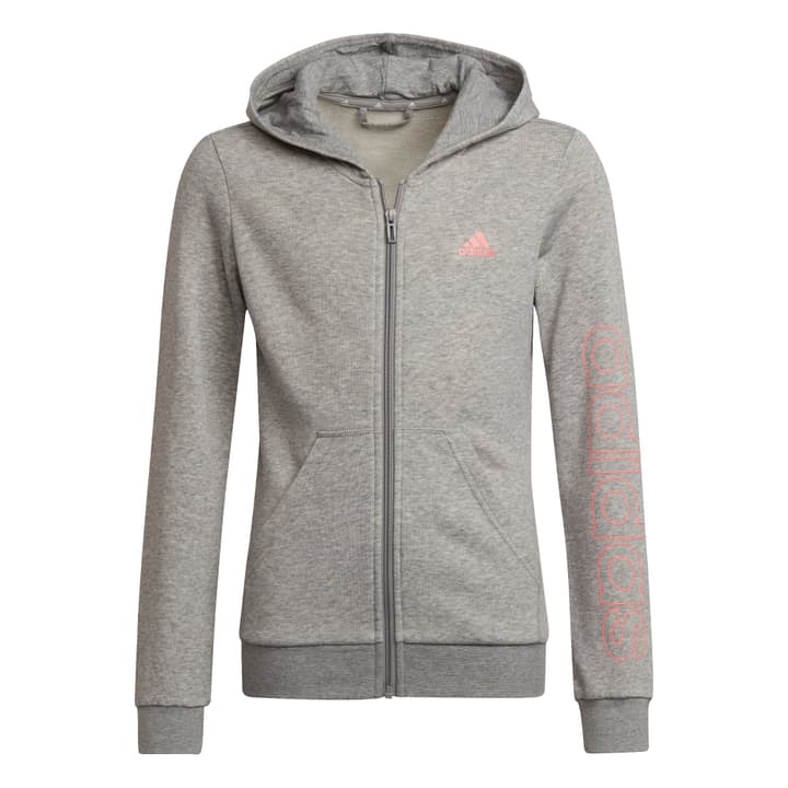 Image of Adidas Essentials Full-Zip Hoodie Sweatjacke grau bei Migros SportXX