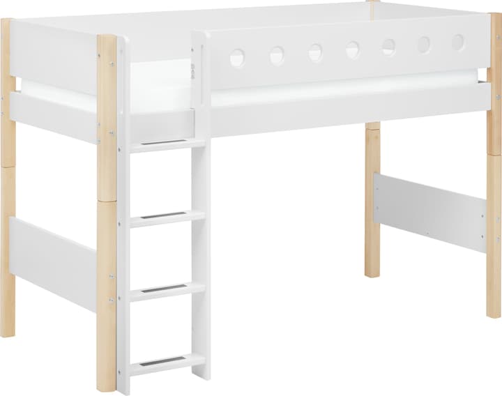 Flexa WHITE Lit demi-hauteur WHITE Lit demi-hauteur Flexa 404967300000 Couleur Bouleau Dimensions L: 110.0 cm x P: 210.0 cm x H: 143.0 cm Photo no. 1