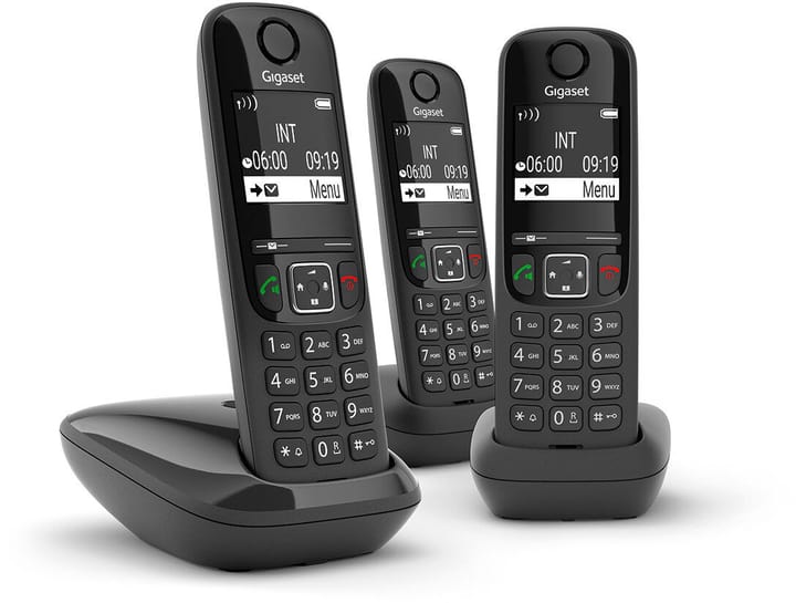 Gigaset A S690 Trio noir Téléphone fixe A S690 Trio noir Téléphone fixe Gigaset 785300151947 Photo no. 1