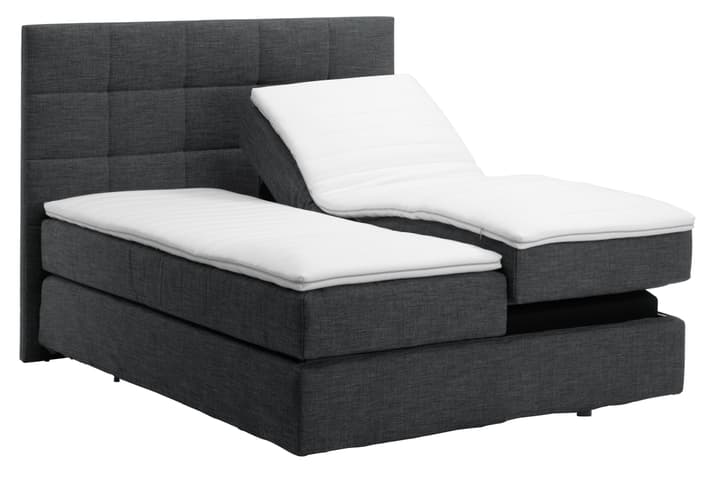 NAVIER Lit Boxspring NAVIER Lit Boxspring 403461800000 Couleur ardoise Dimensions L: 160.0 cm x P: 200.0 cm Photo no. 1