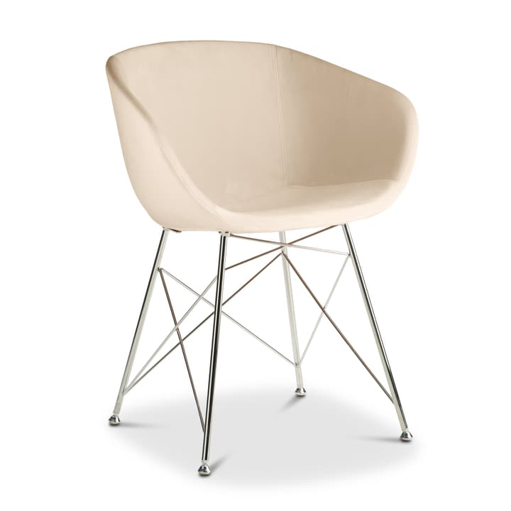 SEDIA Chaise avec accoudoirs SEDIA Chaise avec accoudoirs 366170400000 Dimensions L: 45.0 cm x P: 59.5 cm x H: 81.0 cm Couleur Crème Photo no. 1