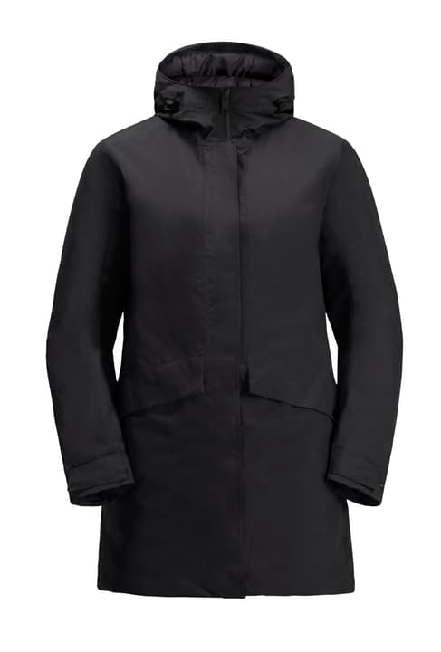 Image of Jack Wolfskin Tempelhof Mantel schwarz