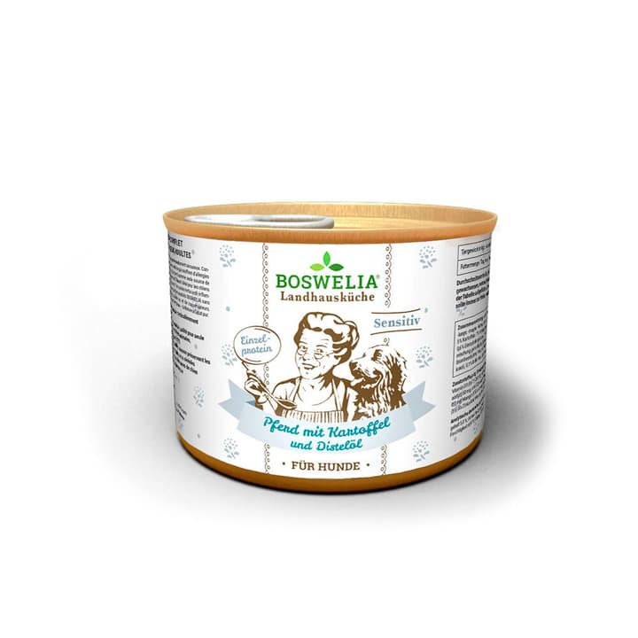 Image of Boswelia Landhausküche Hund Sensitiv Pferd, 0.2 kg Nassfutter