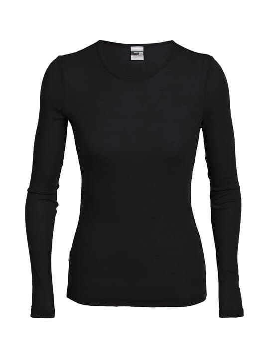 Icebreaker Crewe Maillot à manches longues pour femme Crewe Maillot à manches longues pour femme Icebreaker 477030900220 Couleur noir Taille XS Photo no. 1
