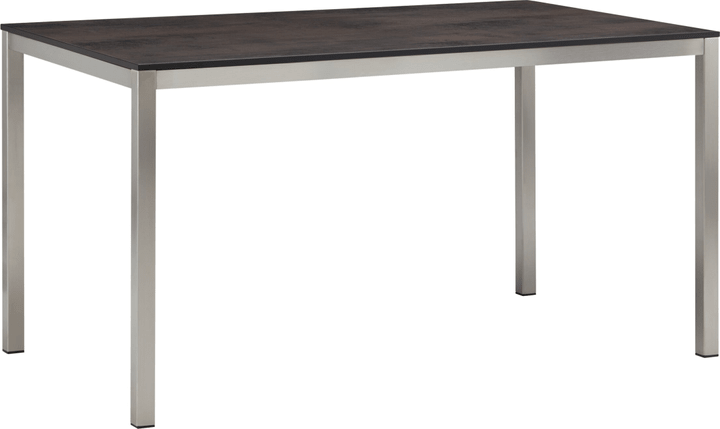 Image of LOCARNO, 140 cm, Gestell Edelstahl, Platte HPL Gartentisch