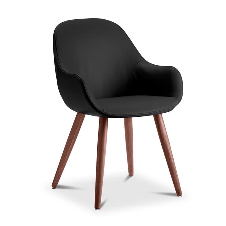 LAYLA Chaise cuir aniline Sauvage LAYLA Chaise cuir aniline Sauvage 366028830705 Dimensions L: 56.0 cm x P: 60.0 cm x H: 84.0 cm Couleur Noir Photo no. 1