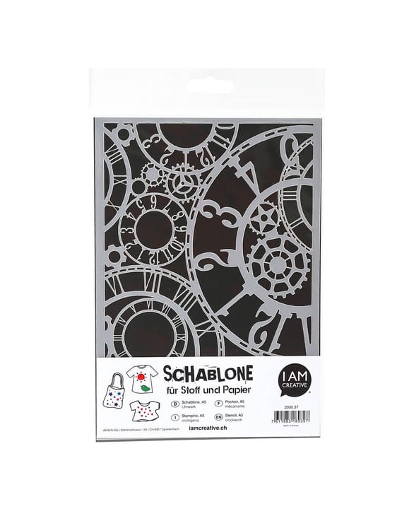 Image of Schablone, DIN A5, Uhrwerk bei Do it + Garden von Migros