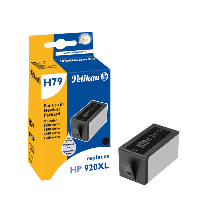Pelikan H79 920XL noir Cartouche d'encre H79 920XL noir Cartouche d'encre Pelikan 795833100000 Photo no. 1