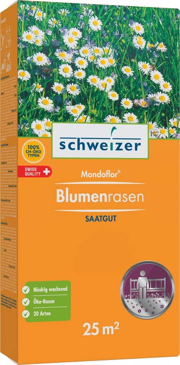 Image of Eric Schweizer Mondoflor Blumenrasen, 25 m2 Rasensamen bei Do it + Garden von Migros