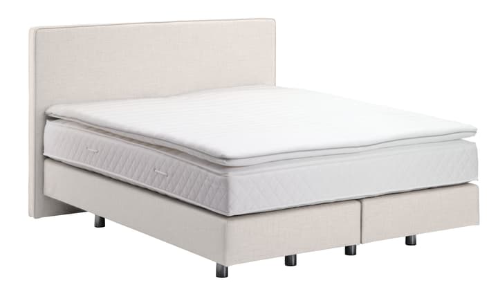 NAVIER Lit Boxspring NAVIER Lit Boxspring 403459900000 Couleur Crème Dimensions L: 160.0 cm x P: 200.0 cm Photo no. 1