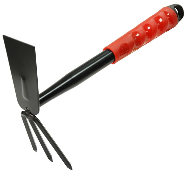 Gartenhacke 114cm 2-in-1 - Mit 3 Zinken & Verstellbarem Griff