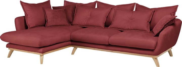 AMSEL Canapé d'angle AMSEL Canapé d'angle 405735150130 Couleur Rouge Dimensions L: 275.0 cm x P: 180.0 cm x H: 67.0 cm Photo no. 1