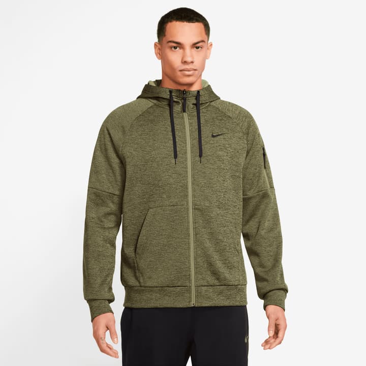 Image of Nike Therma-FIT Hoodie Jacket Trainingsjacke olive bei Migros SportXX