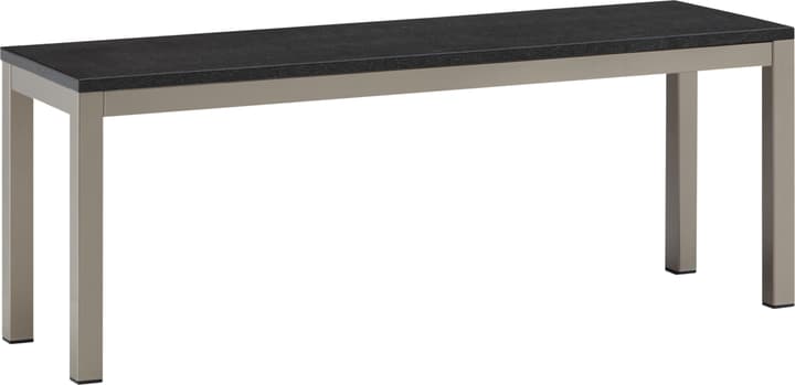 Image of LOCARNO, 120 cm, Gestell Polar Silber, Granit Sitzbank