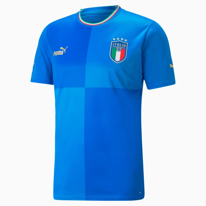 Image of Puma Home Shirt Replica Italien Fussball Trikot Nationalmannschaft azur bei Migros SportXX