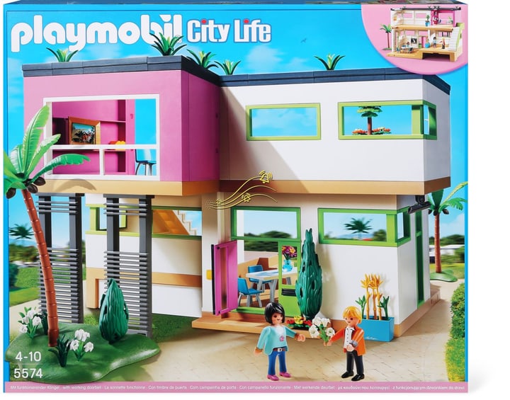 maison moderne playmobil 5574
