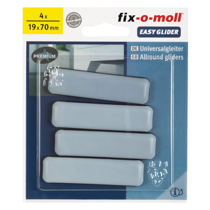 Image of Fix-O-Moll Universalgleiter 5 mm / 70 x 19 4
