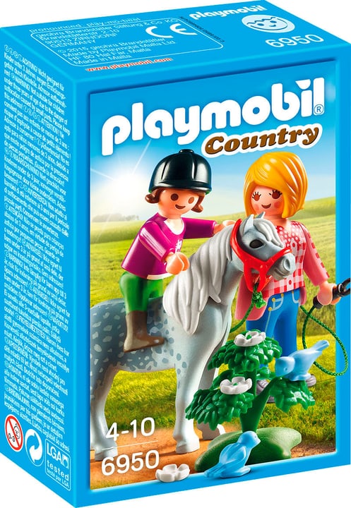 PLAYMOBIL Country Cavalière avec soigneur et poney 6950 PLAYMOBIL Country Cavalière avec soigneur et poney 6950 746061000000 Photo no. 1