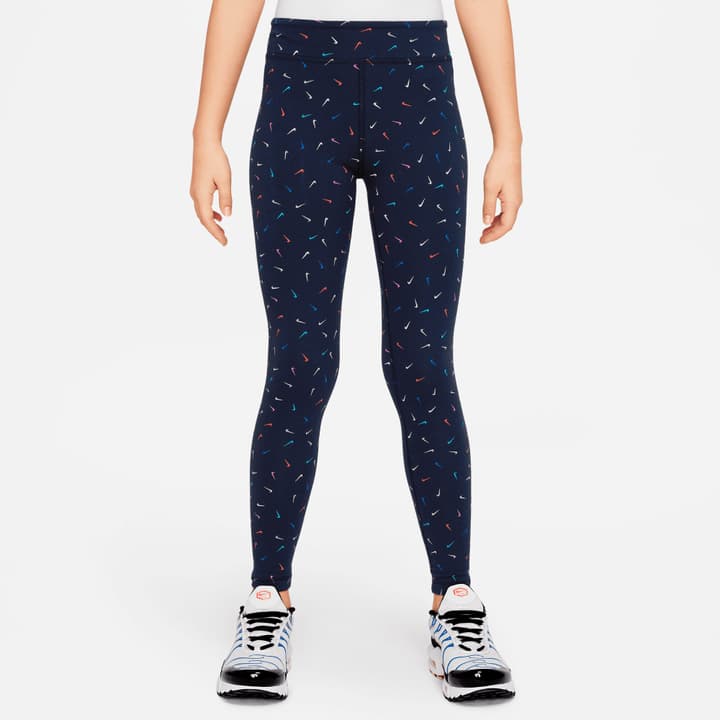 Image of Nike G NSW Essntl MR LGN Logo Prnt Leggings marine