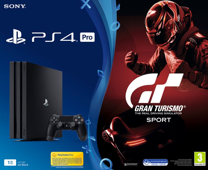 Sony PlayStation 4 Pro 1TB inkl. GT Sport PlayStation 4 Pro 1TB inkl. GT Sport Sony 785438100000 Bild Nr. 1