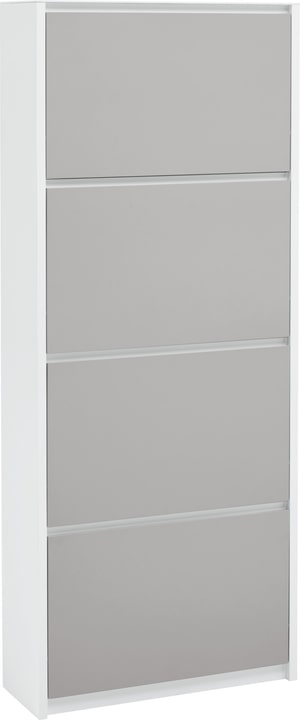 TORI Schuhkippe TORI Schuhkippe 407330100000 Grösse B: 68.0 cm x T: 24.8 cm x H: 166.0 cm Farbe Grau / Weiss Bild Nr. 1