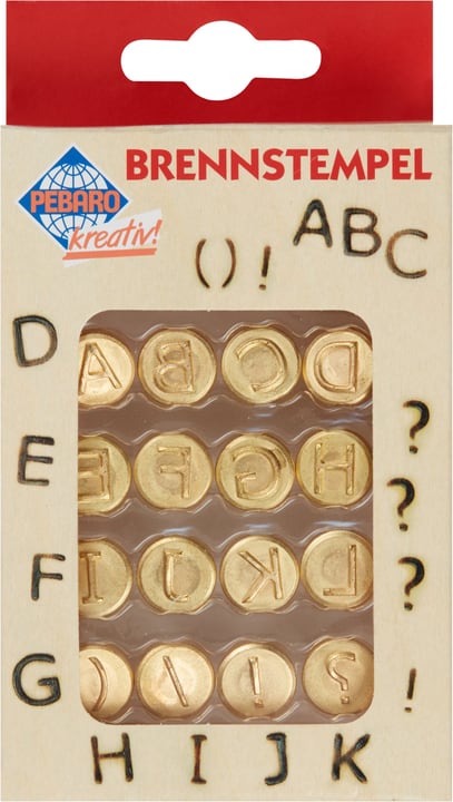 Image of Legna Creativa Brenneinsätze, Buchstaben A–L bei Do it + Garden von Migros