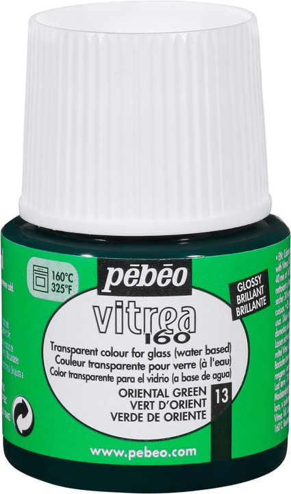 Pébéo Vitrea 160 Glossy 13 Oriental Green 45ml Glasfarbe