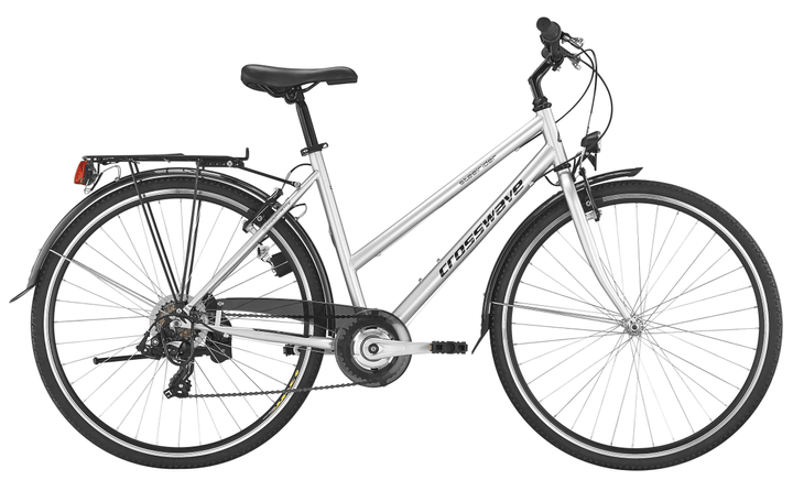 Crosswave Steelrider Lady 28" Vélo de ville Steelrider Lady 28" Vélo de ville Crosswave 490178604587 Couleur argent Tailles du cadre 45 Photo no. 1