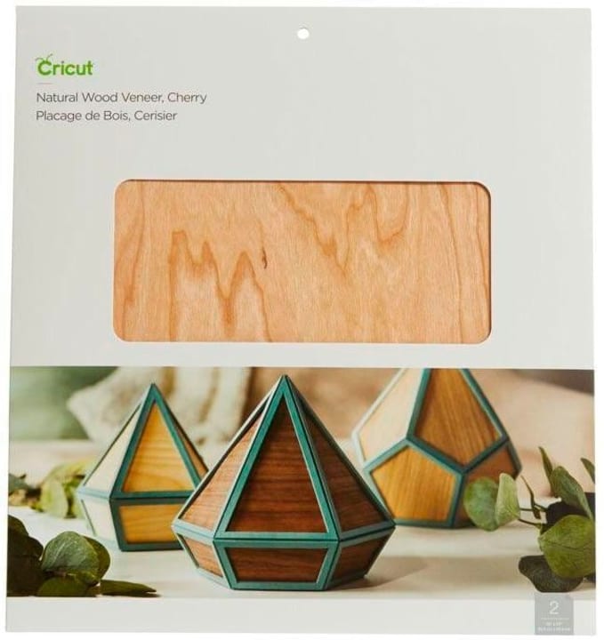 Cricut Holzplatten 30.5 x cm Cherry, 2 Stück Schneideplotter Materialien