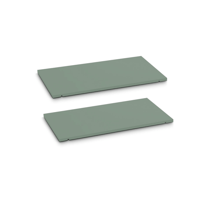 Edition Interio SEVEN Tablar 2er-Set 60cm SEVEN Tablar 2er-Set 60cm Edition Interio 362019447903 Grösse B: 60.0 cm x T: 1.4 cm x H: 35.5 cm Farbe Grün Bild Nr. 1