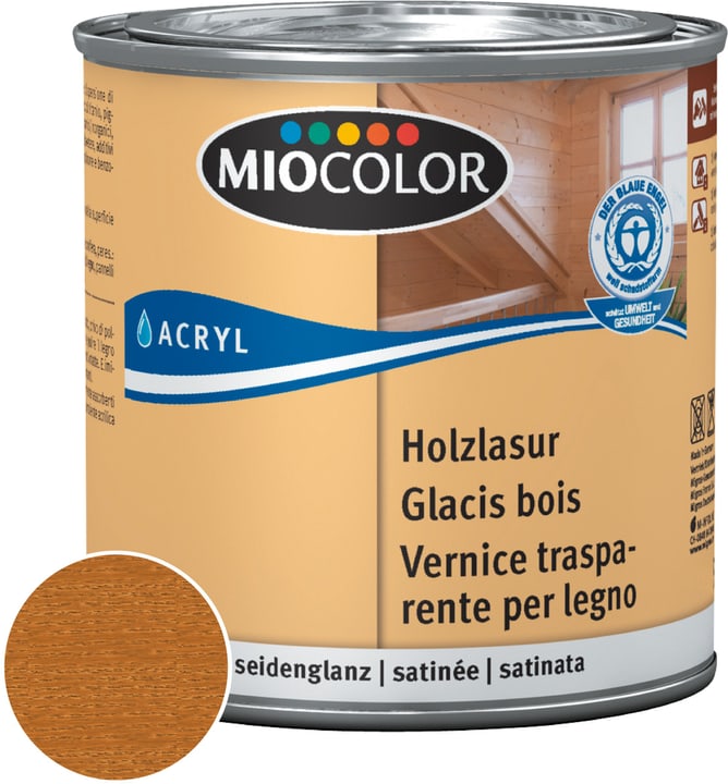 Image of Miocolor Acryl Holzlasur Teak 375 ml bei Do it + Garden von Migros