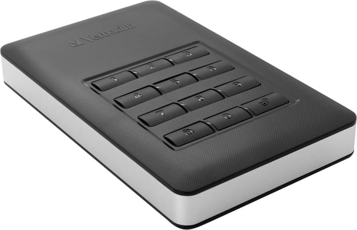 Verbatim Store 'n' Go secure portable SSD 256GB 2.5" USB C avec clavier numérique Disque Dur Externe SSD Store 'n' Go secure portable SSD 256GB 2.5" USB C avec clavier numérique Disque Dur Externe SSD Verbatim 798258000000 Photo no. 1