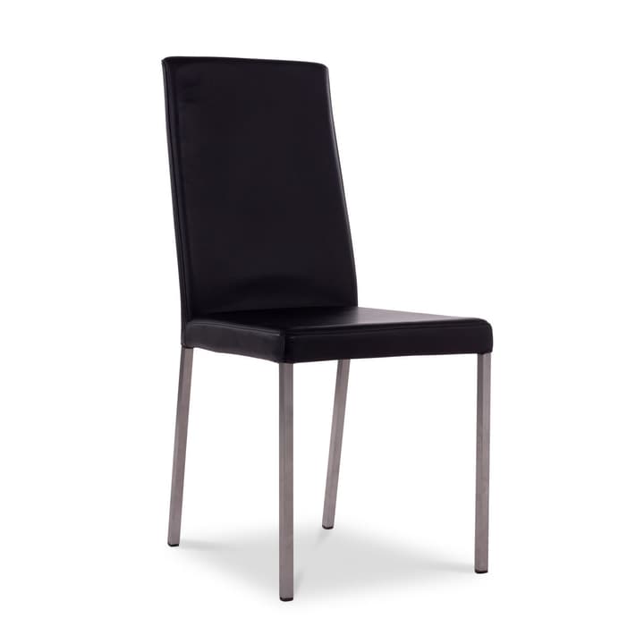 MONDIAL Chaise en cuir MONDIAL Chaise en cuir 366001671076 Dimensions L: 45.0 cm x P: 59.0 cm x H: 97.0 cm Couleur Noir Photo no. 1
