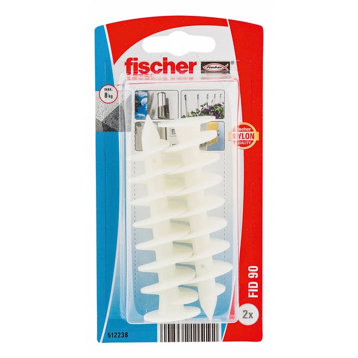 fischer Tassello p. isolante FID 90 Tassello p. isolante FID 90 fischer 605434200000 N. figura 1