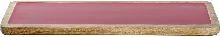 Leonardo Plateau de service Candela 50x20cm 1 pce, 50x3x20cm, rouge, bois de manguier Plateau de service