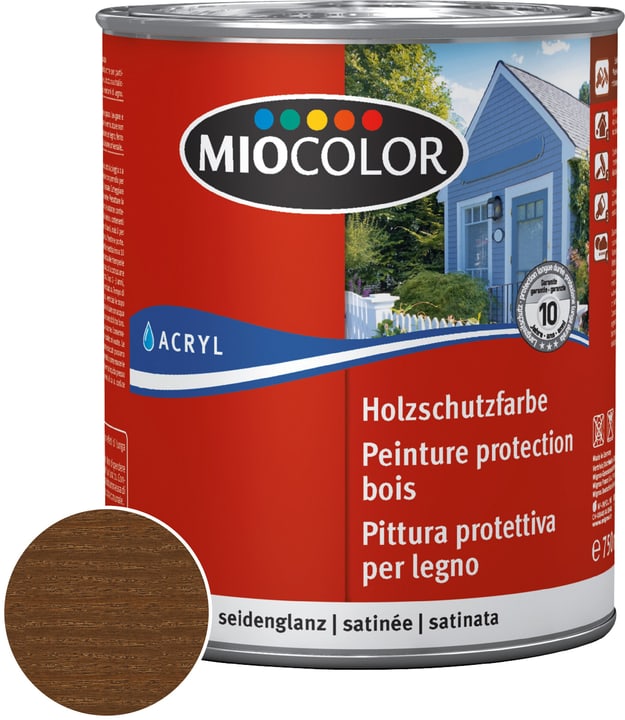 Image of Miocolor Acryl Holzlasur Nussbaum 750 ml bei Do it + Garden von Migros